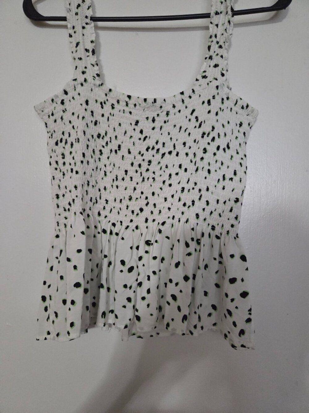 Stretch Neon Peplum Tank Top